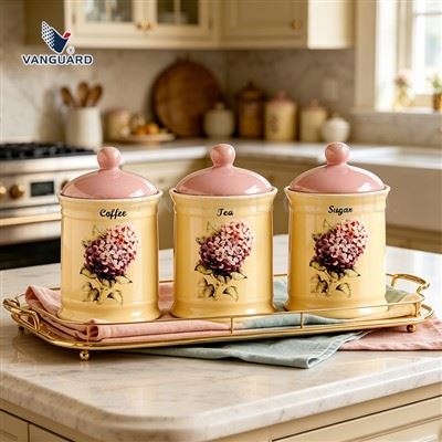 Balang seramik untuk teh kopi gula