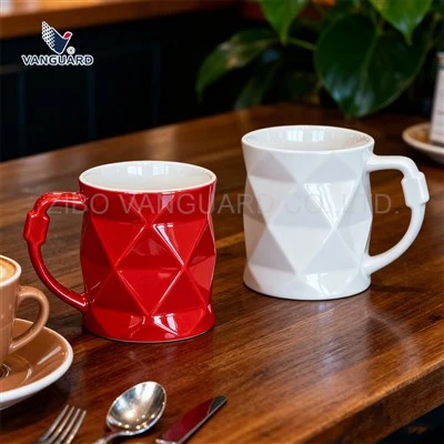 Mug Seramik Geometrik