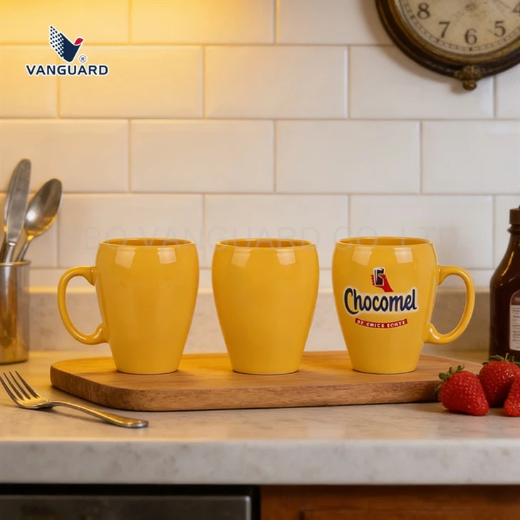 Mug Seramik Bujur Kuning